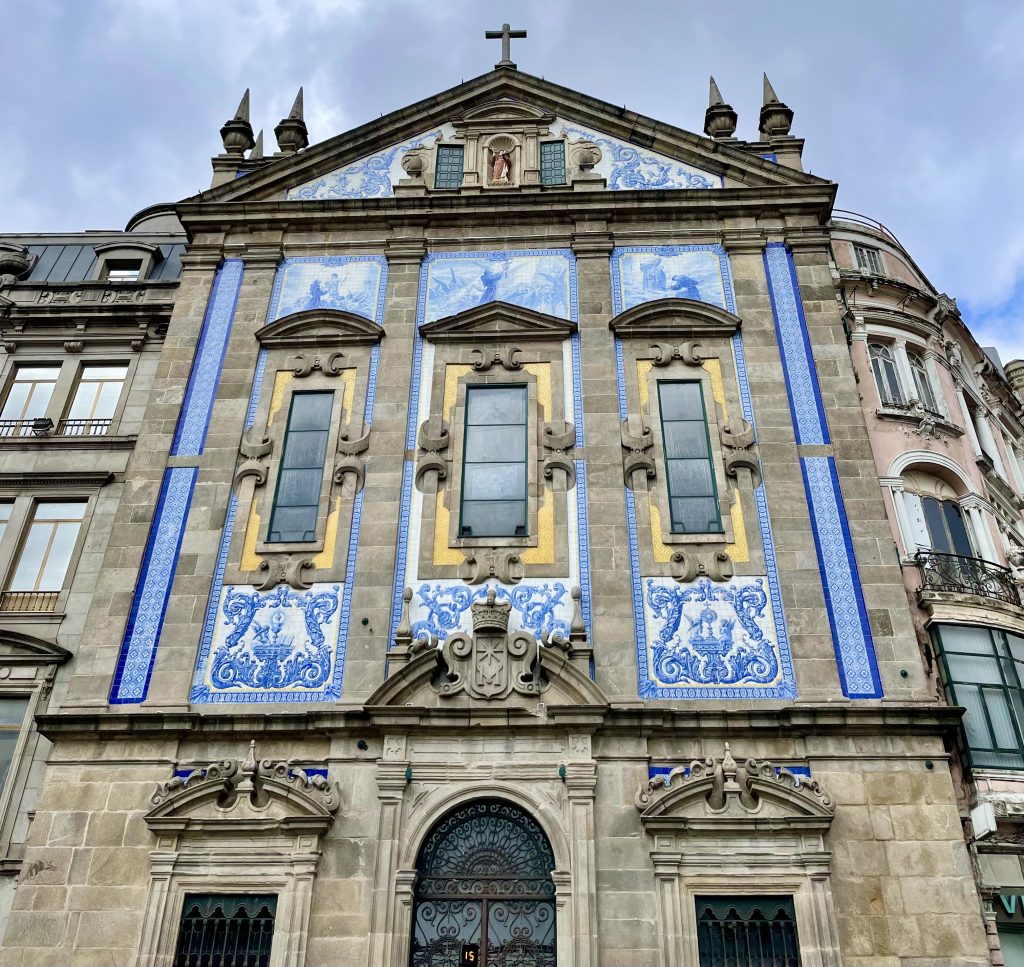 Azulejos on Facade of Igreja de Santa António dos Congregados