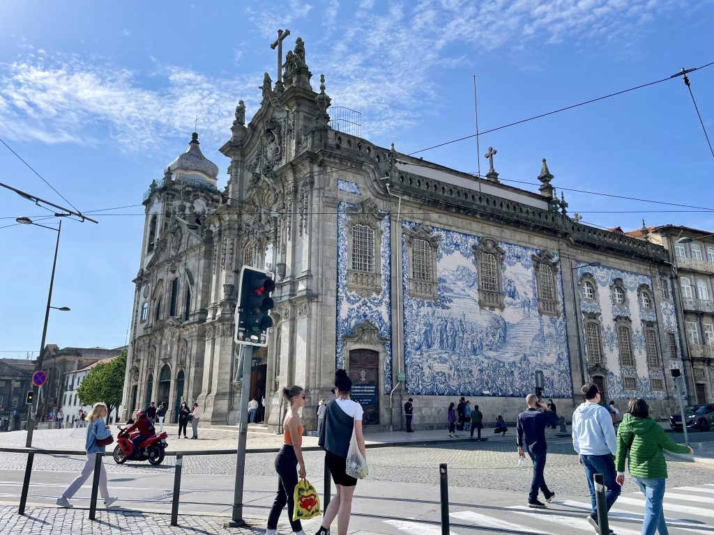 Beautiful azulejos at Igreja do Carmo
