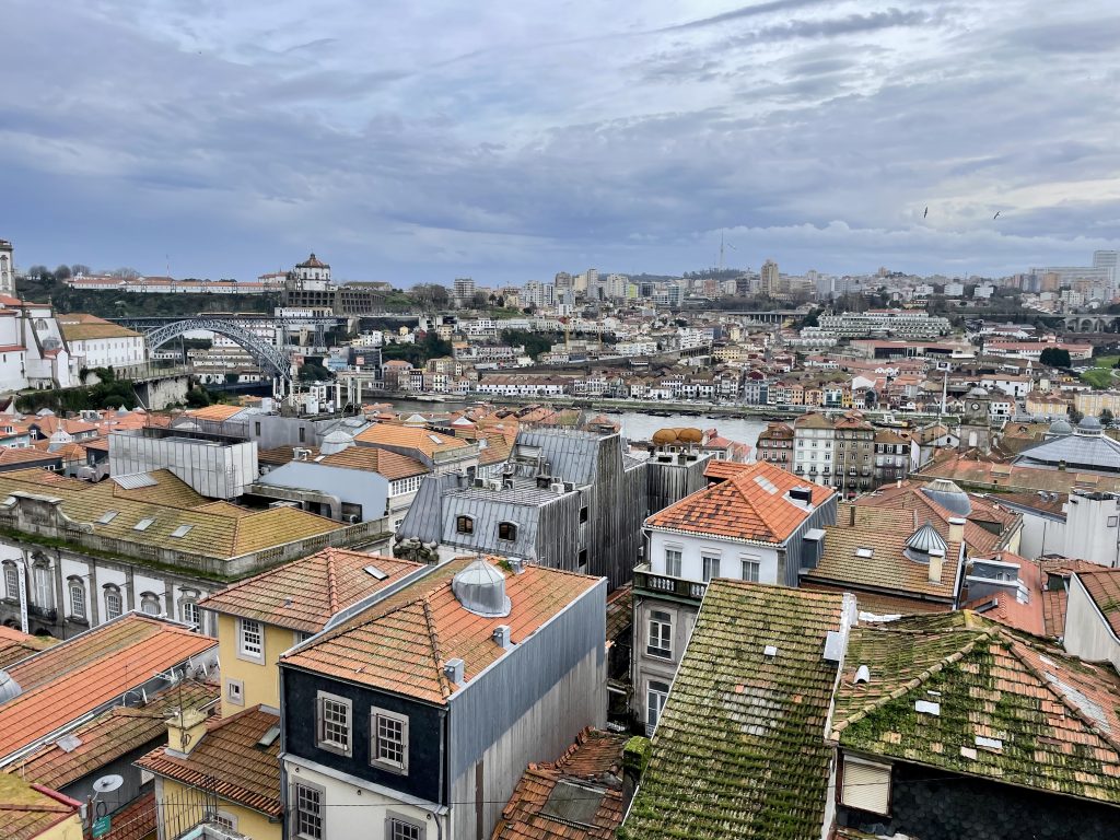 A view of Porto from Miradouro da Vitoria