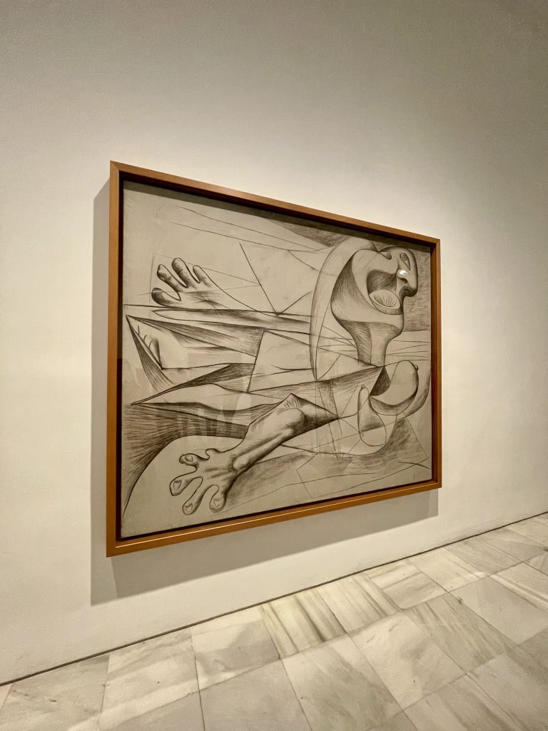 The Swimmer by Pablo Picasso at Reina Sofia in Madrid