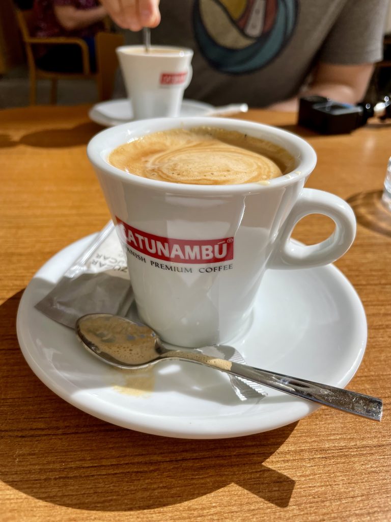 Cafe con leche in Madrid