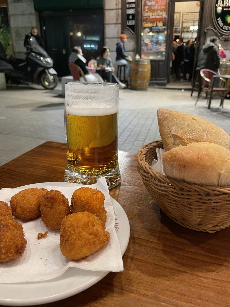 Croquettes in Madrid