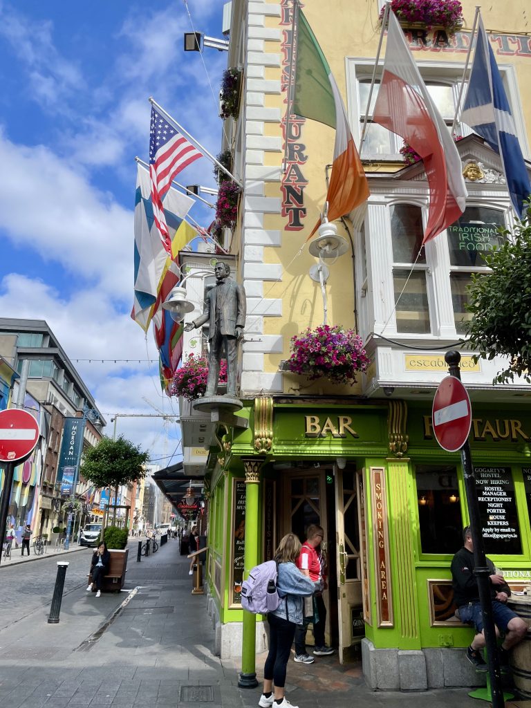 A bar in the Temple Bar neighborhood of Dublin