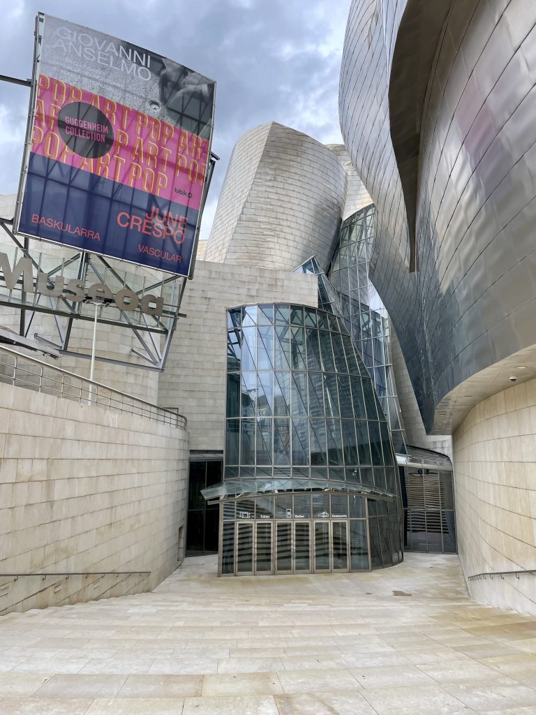 Entrance to the Guggenheim Bilbao Museum