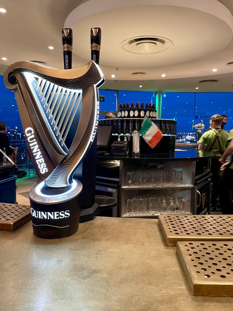 The Gravity Bar at the Guinness Storehouse in Dublin