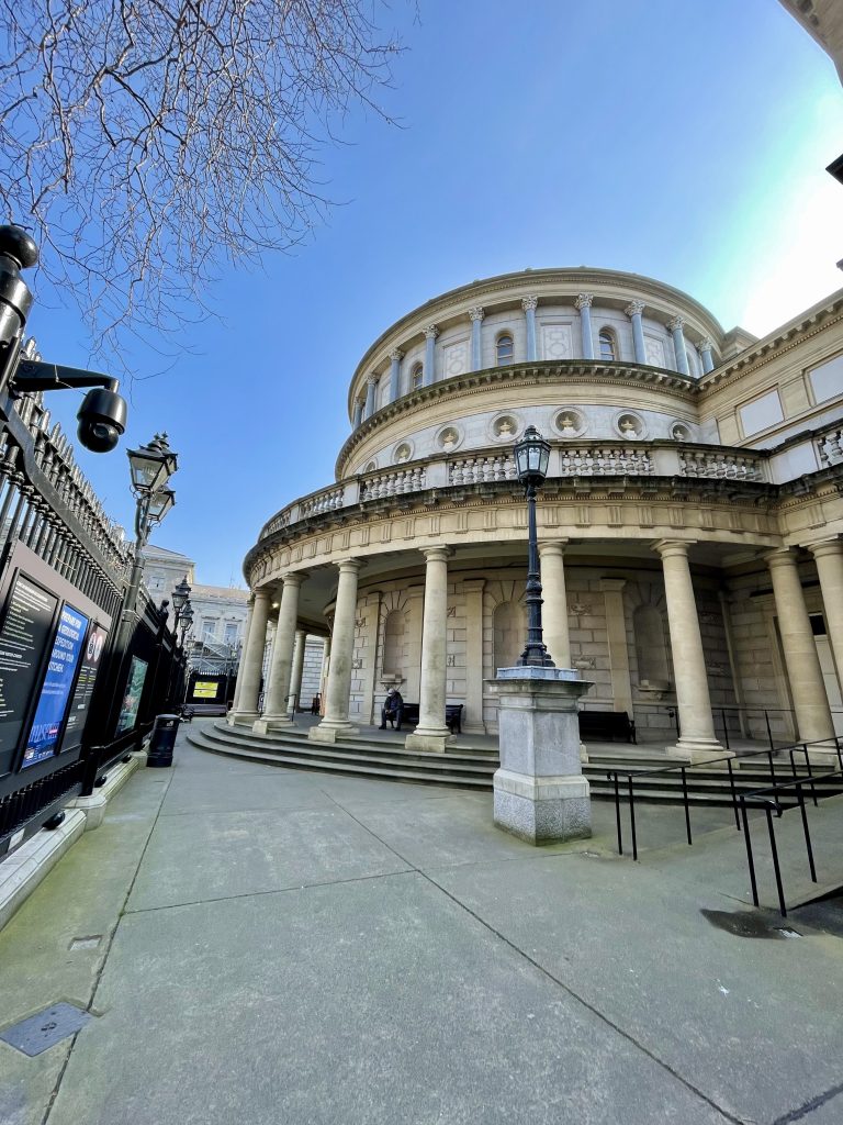 Facade of the National Museum of Archaeology in Dublin