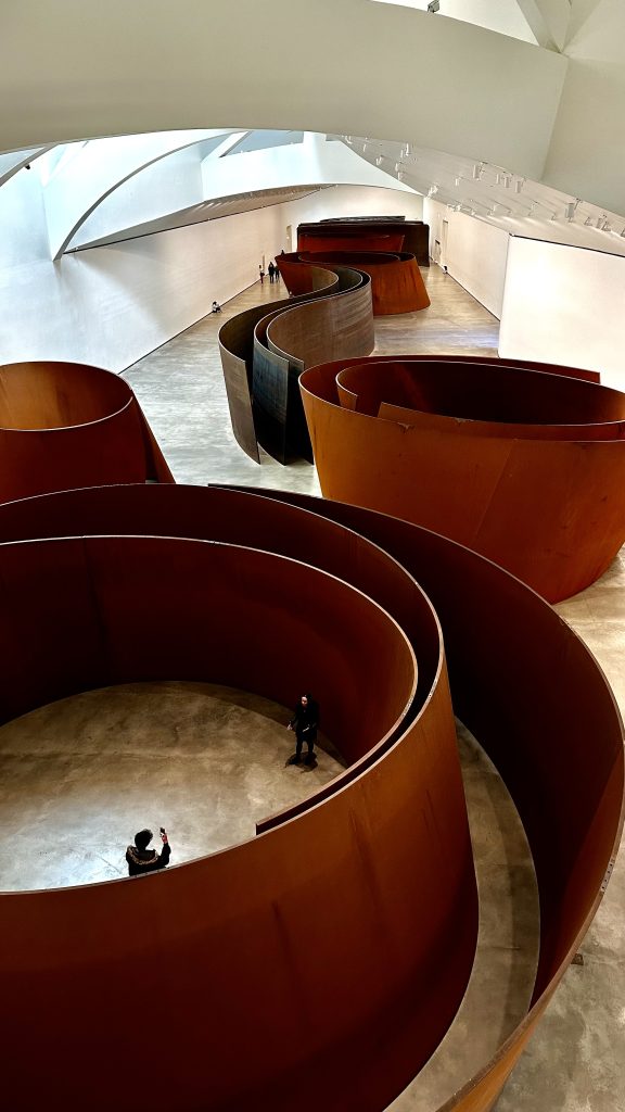 "The Matter of Time" art installation at Guggenheim Museum Bilbao