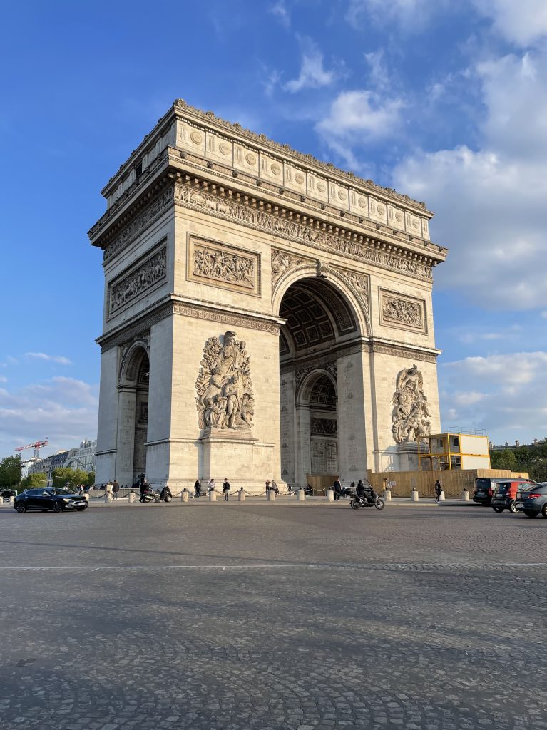 The Arc de Triomphe in March