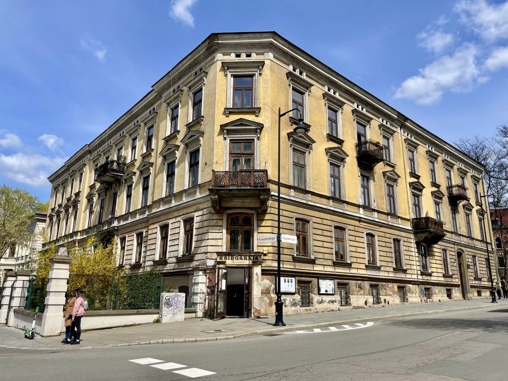 A building in Krakow, Poland on a sunny day