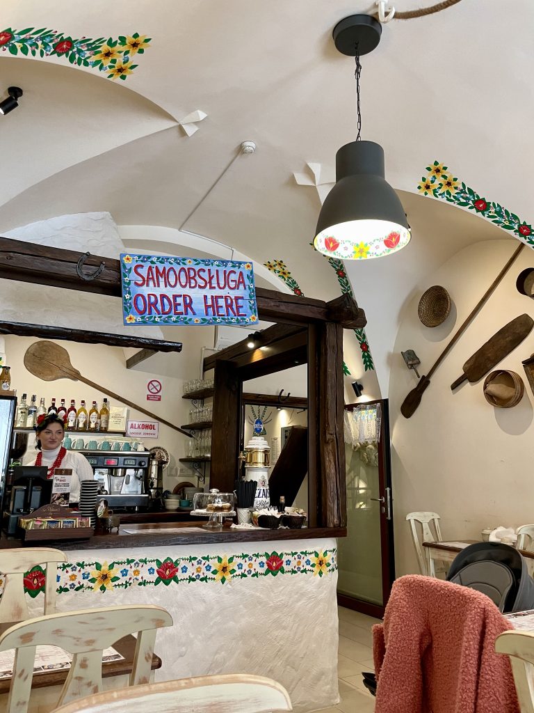 Inside Pierogarnia Krakowiacy