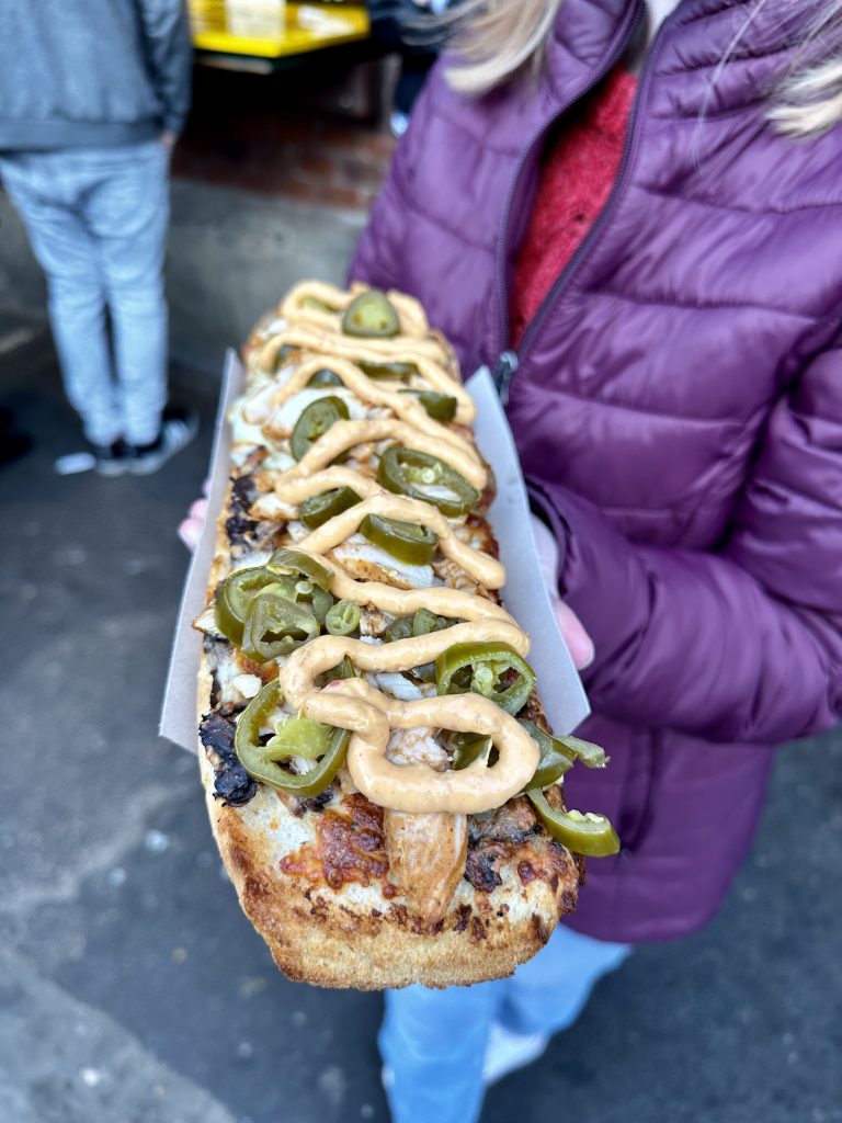 Zapiekanka in Plac Noway, Krakow